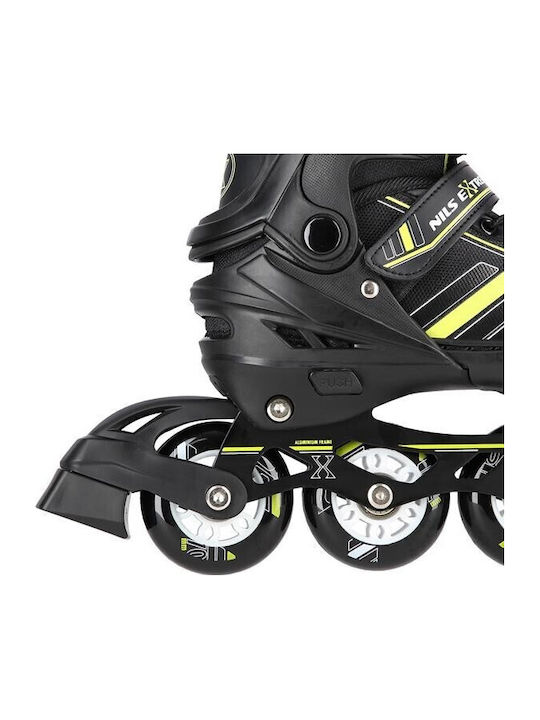 Inline Αυξομειούμενα Rollers Μαύρα Παιδικά