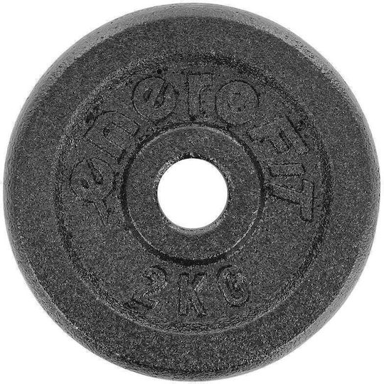 Sportop Set of Plates Metal 1 x 2kg Ø28mm