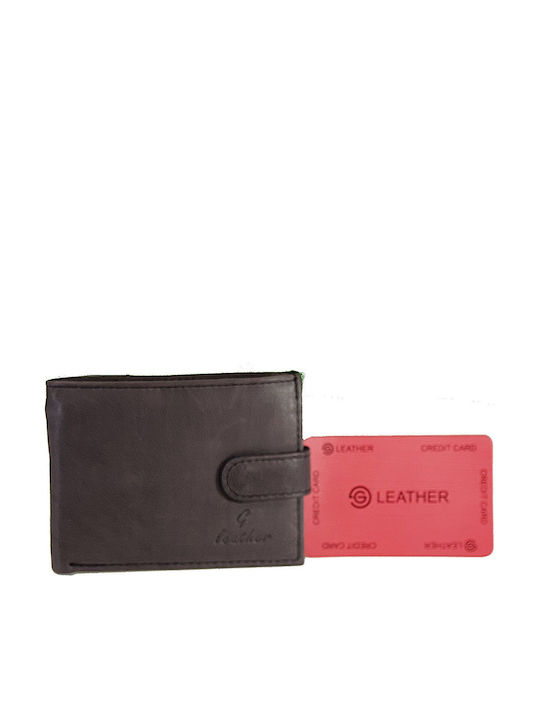 Leather Men's Travel Wallet With RFID Brown