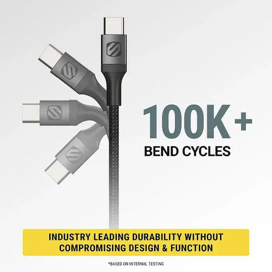 Scosche Cci4b4pwt-sp Multi-port Кабел Usb-c Usb-c/lightning 1 2м Бял