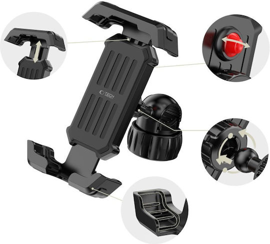 Tech-protect V6 Universal Bike & Motorcycle Mount Black