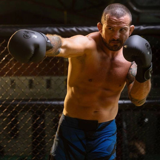DBX Bushido Γάντια Πυγμαχίας από Συνθετικό Δέρμα για Αγώνα Μαύρα