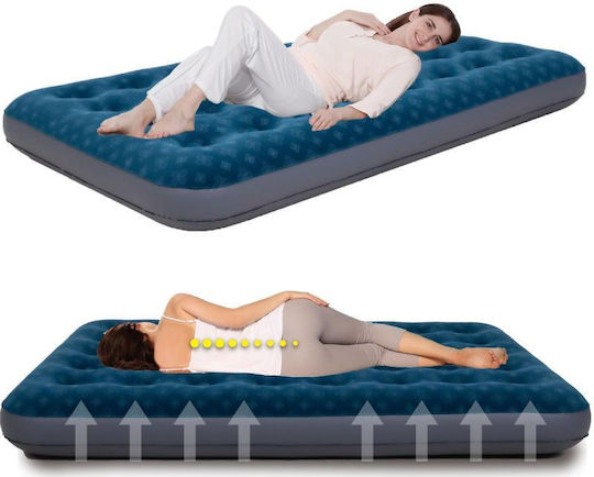 Jilong Inflatable Sleeping Mattress Single 191x73x22cm Blue