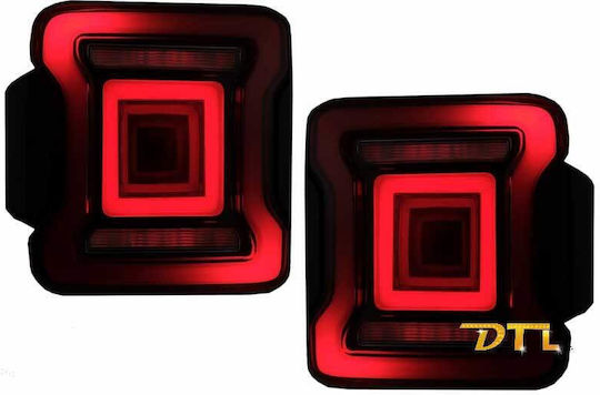 Φαναρια Full Led Jeep Wrangler Δυναμικη Ενδειξη
