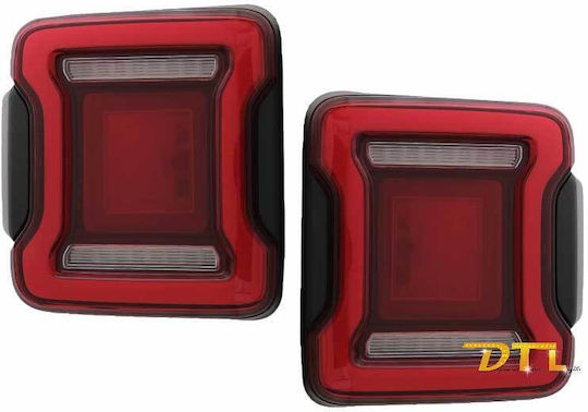 Φαναρια Full Led Jeep Wrangler Δυναμικη Ενδειξη