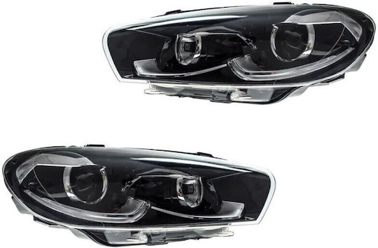 Volkswagen Scirocco Front Lights Dynamic Led Bi-xenon 2009-2007