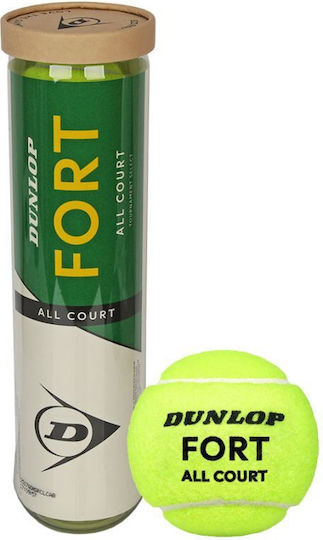 Dunlop Fort Tournament Select All Court 4 Tennisbälle Tennis Turnier 4Stück