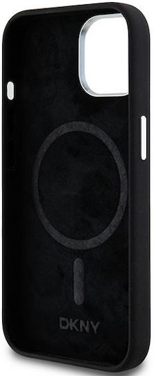 DKNY Rückseitencover Kunststoff / Silikon Schwarz für iPhone 14