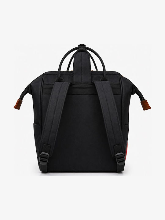 Kids Black Backpack 37x30x18cm
