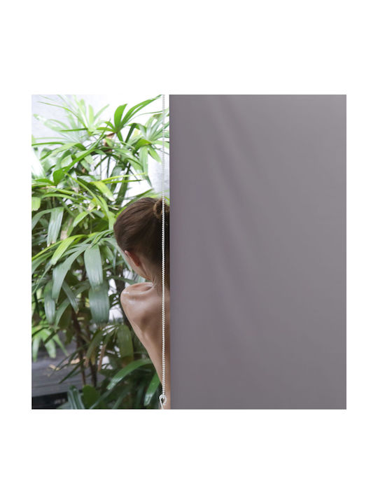 Relaxdays Shower Curtain Roller Gray