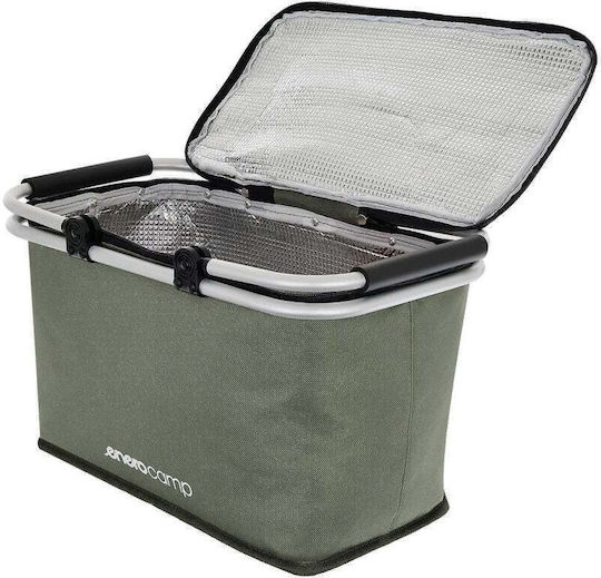Enero Picnic Basket 23x43cm in Green Color
