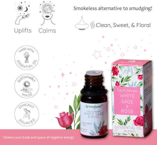 Amestec Terapeutic De Uleiuri Esențiale Salvie & Trandafir Ulei Esențial 10ml