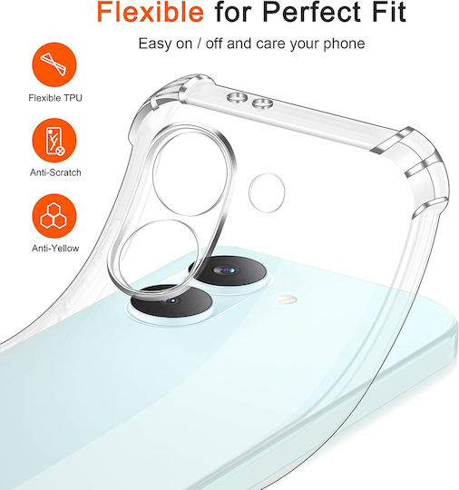 Techsuit Удароустойчива Задна Корица от Силикон Прозрачна (Poco X8 Pro)