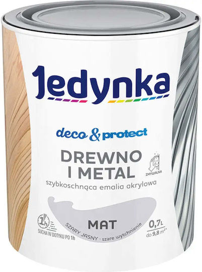 Email Acrilic Uscare Rapidă Gri Deschis Matt 700 Ml Jedynka