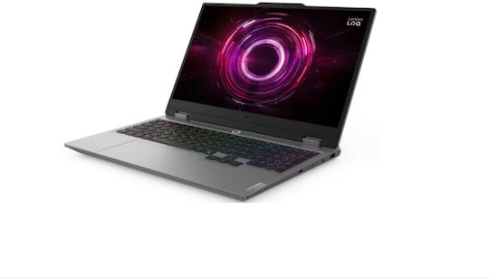 Lenovo LOQ 15AHP10 15.6" IPS FHD 144Hz (Ryzen 5-220/16GB/512GB SSD/GeForce RTX 5050/Без операционна система) Luna Grey (Международен английски език клавиатура)