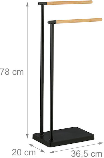 Relaxdays 78x36.5см Inox Сив
