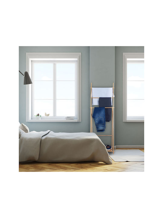 Relaxdays Suport Prosoape de Pardoseală 53,5x153 cm Maro