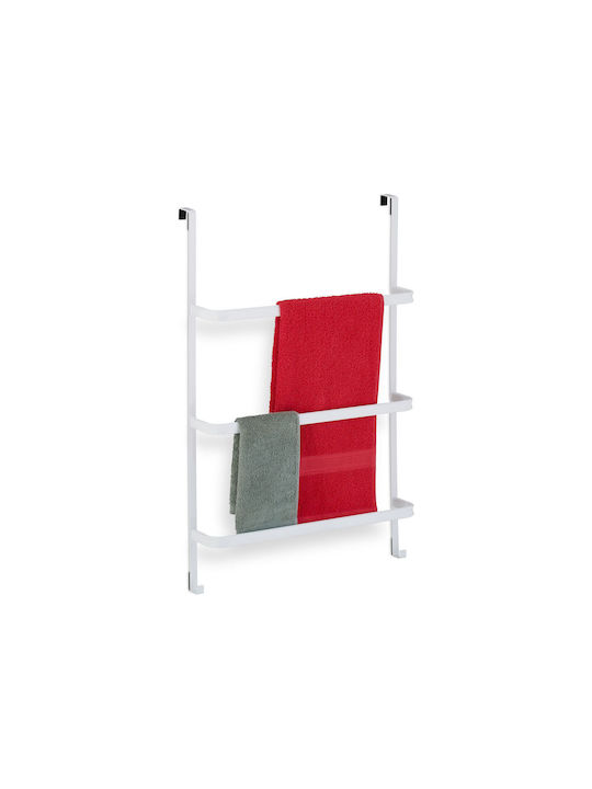 Relaxdays Suport Prosoape de Perete 85x54,5cm Inox Gri