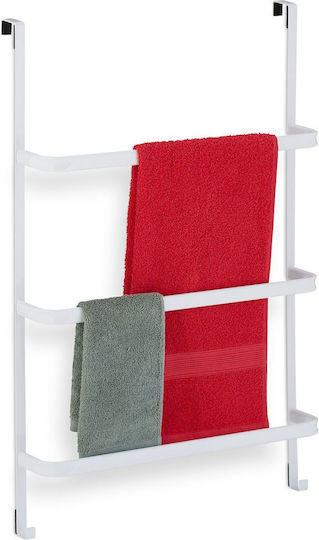 Relaxdays Suport Prosoape de Perete 85x54,5cm Inox Gri Relaxdays Suport Prosoape de Perete 85x54,5cm Inox Gri