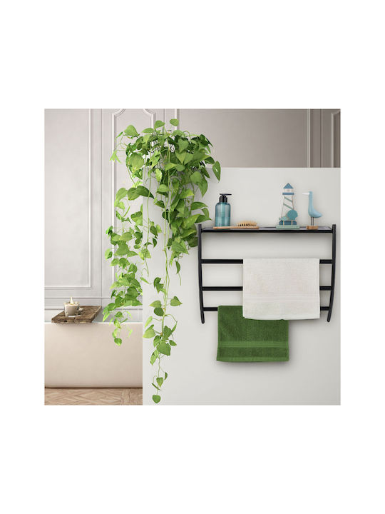 Relaxdays Wall-Mounted with Screws 44x56.5cm Black