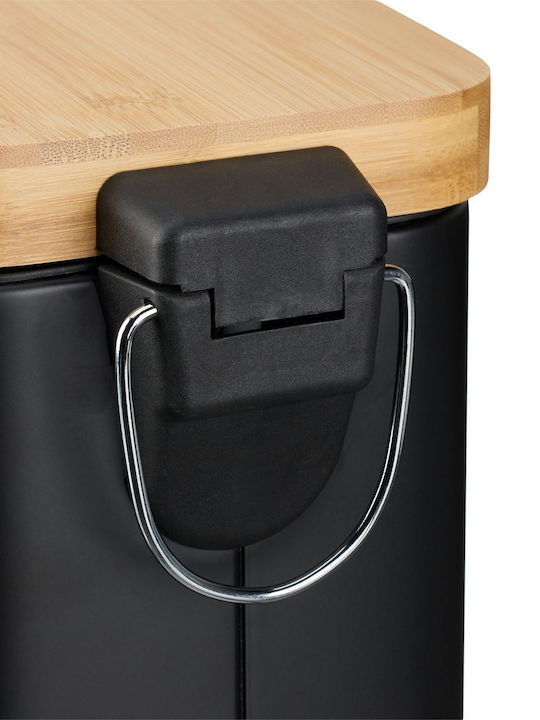 Relaxdays Coș De Baie Din Plastic 5l Negru