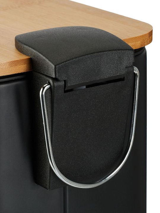 Relaxdays Coș De Baie Din Plastic 5l Negru