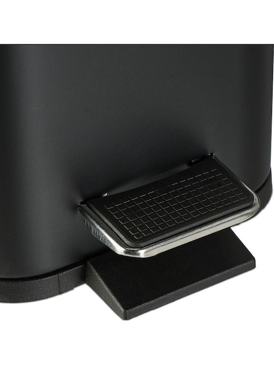 Relaxdays Coș De Baie Din Plastic 5l Negru