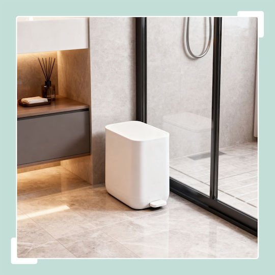 Relaxdays Coș De Baie Din Plastic 7l Bej