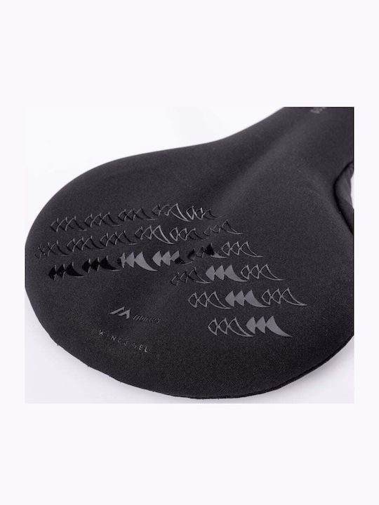 Martes Fahrradsattel Schwarz mit Gel 290 x 300 mm