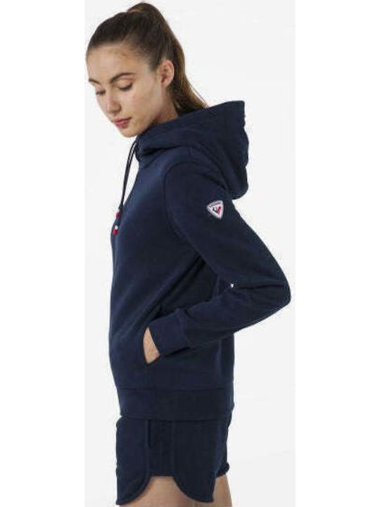 Γυναικείο Φούτερ με Κουκούλα Navy Blue