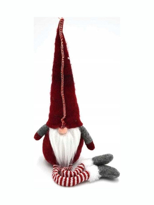 Saska Garden Weihnachtsfigur Aus Kunststoff Zwerg Rot