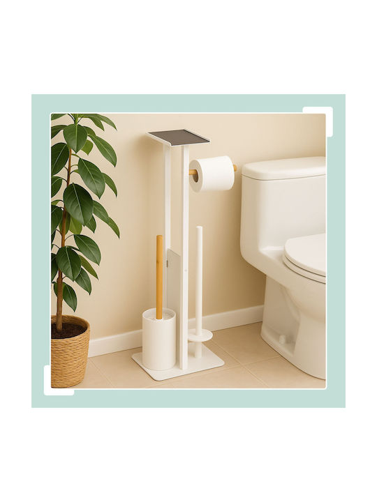 Relaxdays LuxeBath Badezimmerzubehör-Set Metall Schwarz