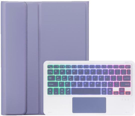 Flip Cover Mit Tastatur Lila (Samsung Galaxy Tab A11 Plus)