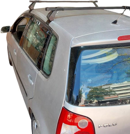 Hermes Car Roof Bars Kit Set with Roof Rack Legs for VW Polo 2002-2009 3D/5D 2 Pieces