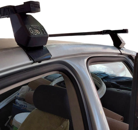 Hermes Car Roof Bars Kit Set with Roof Rack Legs for VW Polo 2002-2009 3D/5D 2 Pieces