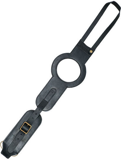 Tripmachine Curea Din Piele Pentru Rezervor Motocicletă Royal Enfield Super Meteor 650 Neagră Tank Strap Black