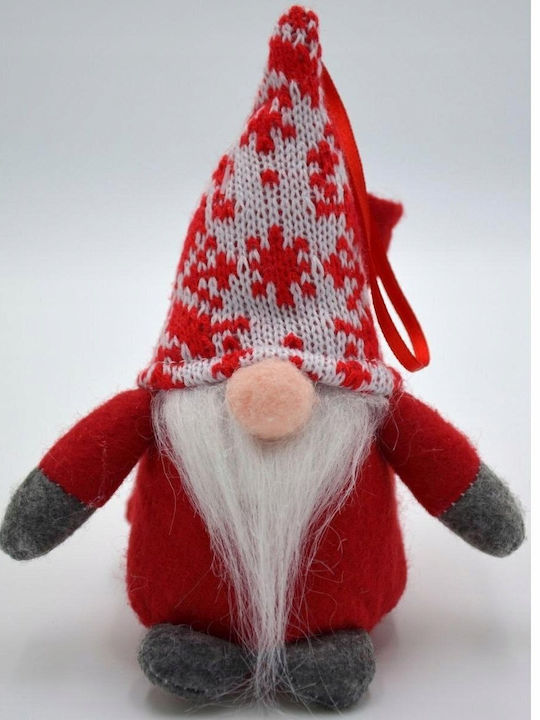 Decorative Red Plastic Christmas Santa 15cm