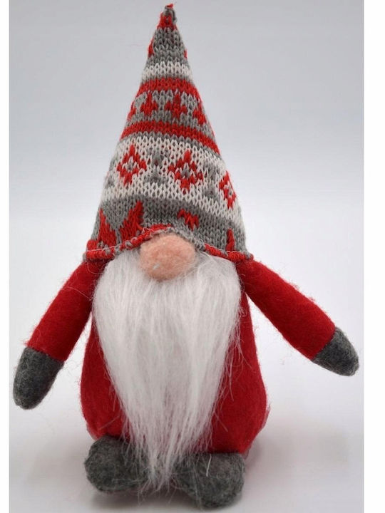 Decorative Red Plastic Christmas Santa 15cm