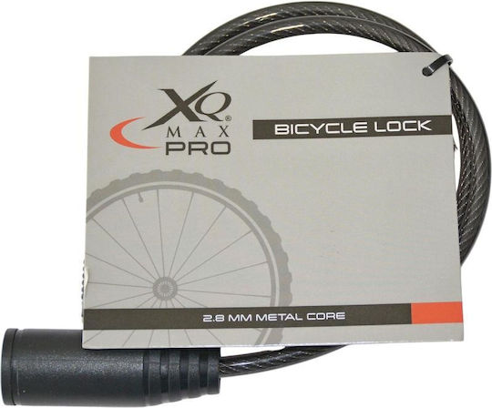 Bike Lock Key 0.6x65cm Black Xqmax Black