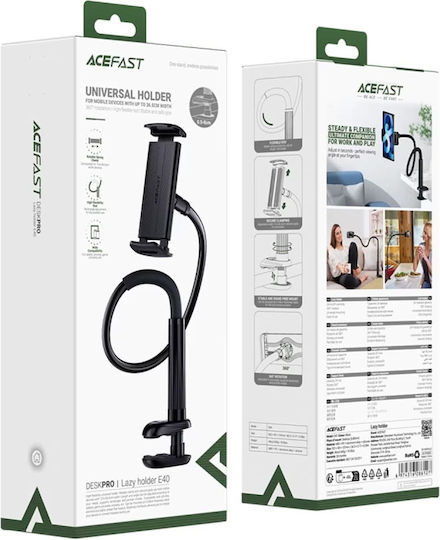Acefast E40 Cell Phone Stand with Extension Arm in Black Color