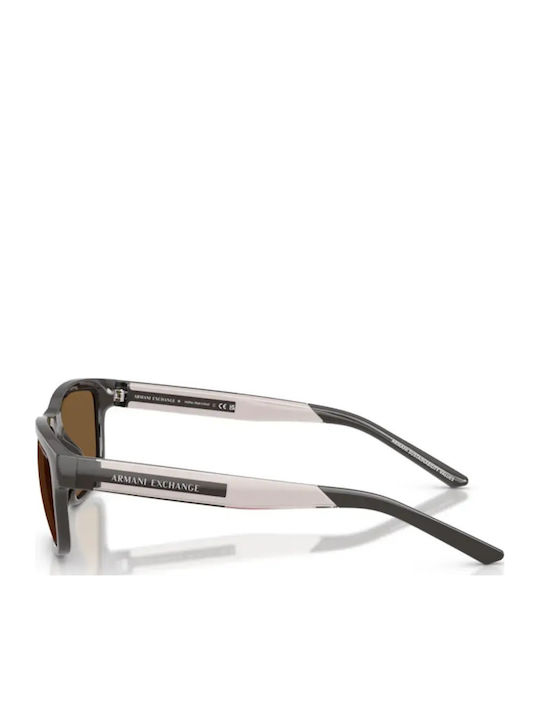 Armani Exchange Ochelari de Soare pentru Bărbați cu Ramă Maro și Lentilă Maro AX4169SU 840573