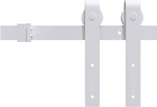 Schiebetür Natürliche Weiße 80 x 210 cm 3444942 Braun
