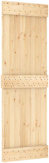 Ușă Glisantă Negru Natural 70 X 210 Cm 3445121 Maro