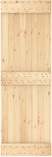 Ușă Glisantă Negru Natural 70 X 210 Cm 3445121 Maro