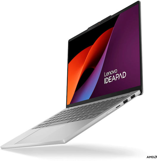Lenovo IdeaPad Slim 5 13ARP10 13.3" IPS FHD+ (Ryzen 5-7535HS/16GB/512GB SSD/Windows 11 Home) Cloud Grey (Международен английски език клавиатура)