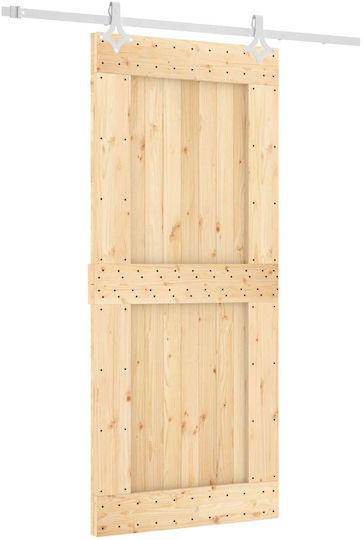 Ușă Glisantă Natural Alb 90 X 210 Cm 3445090 Maro