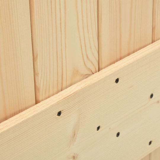Συρόμενη Πόρτα Φυσικό Λευκό 70 X 210 Cm 3445170 Καφέ Συρόμενη Πόρτα Φυσικό Λευκό 70 X 210 Cm 3445170 Καφέ