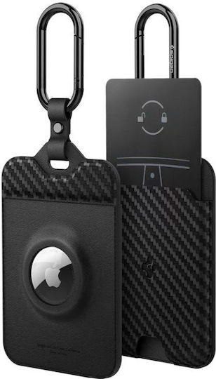 Car Key Case Tesla Spigen to244 Air Fit Card Holder Airtag Slot 2 1 2 Pieces Black Acp08793