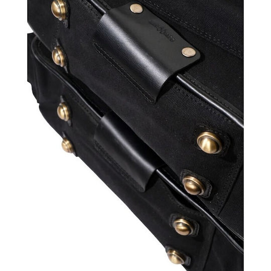 Leather Side Cases Set Expedition Black Trip Machine