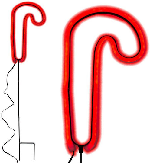 Neon Christmas Candle 79 Led Battery-operated 12.5x93.5cm Luca